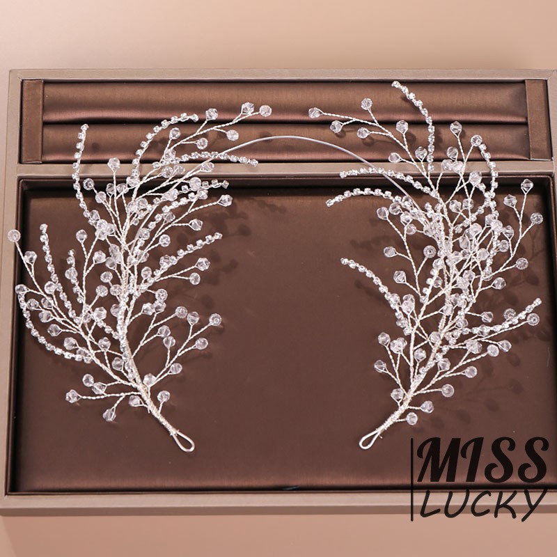 Phụ kiện cài tóc hình nhành hoa thời trang thanh tú cho cô dâu