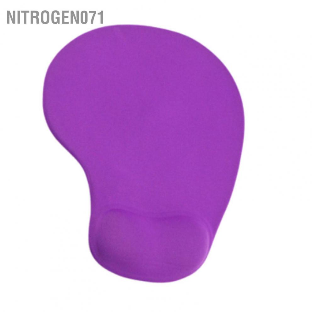 Nitrogen071 Wrist Rest Mouse Pad Ergonomic Design Soft Comfortable Pain Relief Support Silicone
