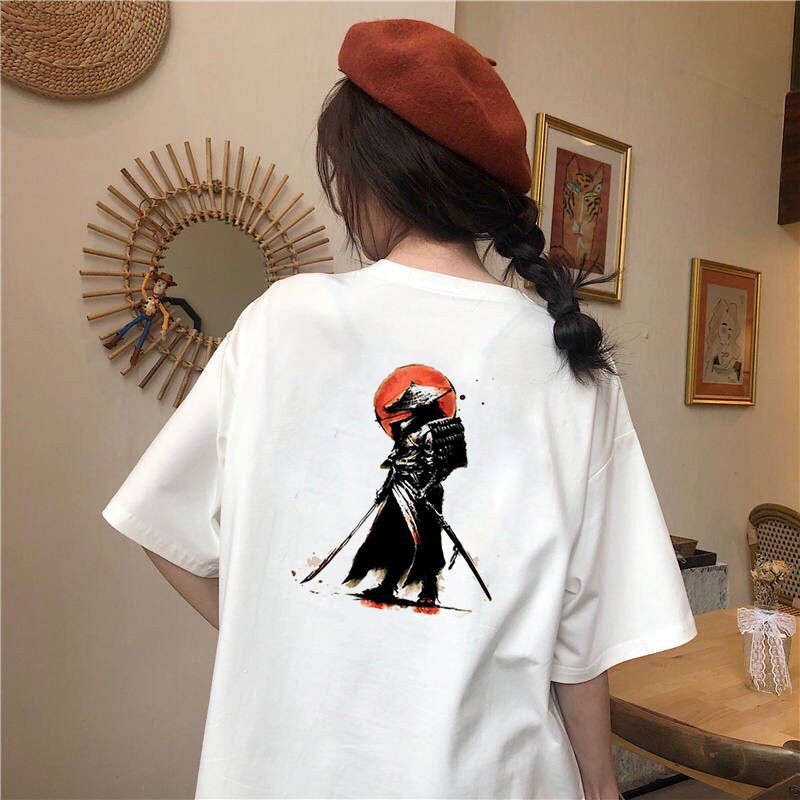 Áo thun nữ tay lỡ form rộng phong cách Nhật Bản đẹp độc lạ vải dày mịn 2020T1674