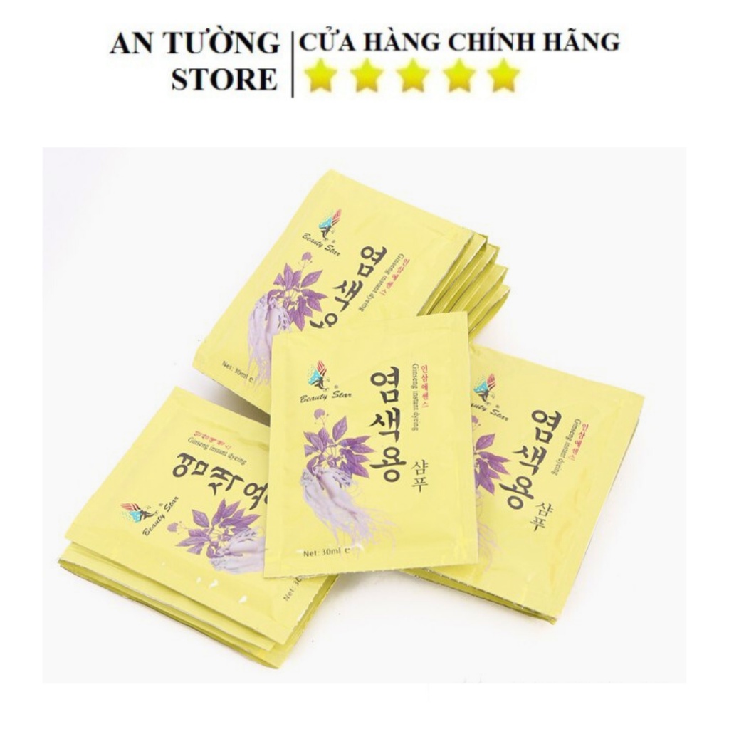 Combo 5 Gói Dầu Gội Đen Tóc Sâm Hàn Quốc