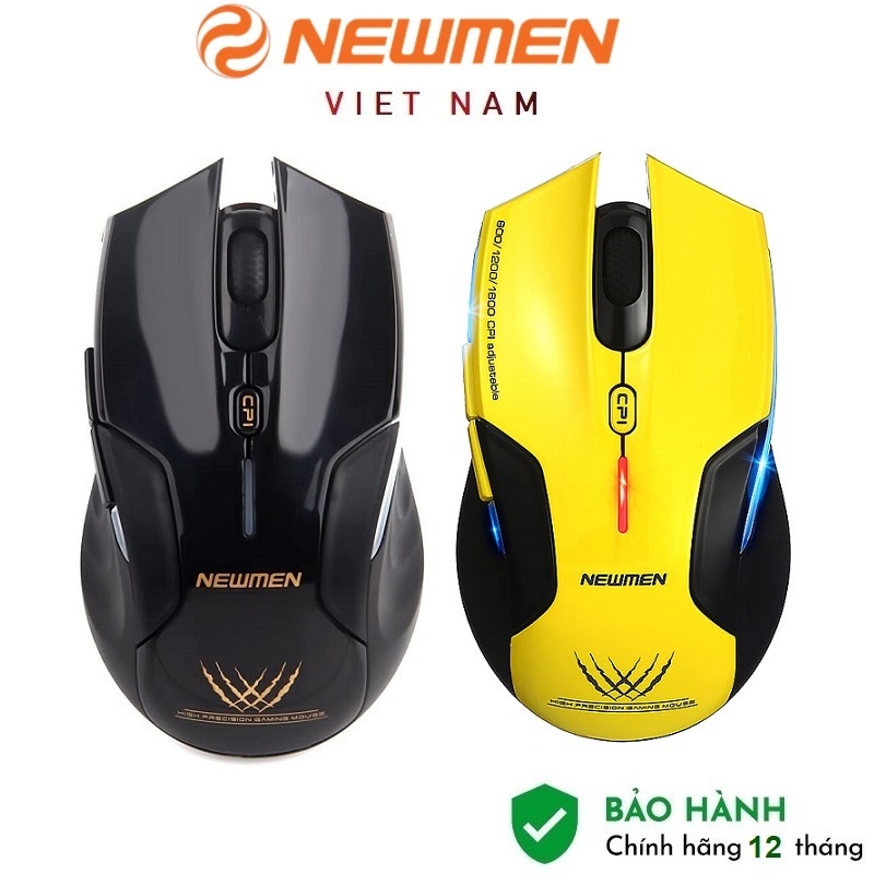 Chuột Không Dây Dùng Cho Game Và Văn Phòng Newmen E500 (2.4Ghz) - Hàng Chính Hãng