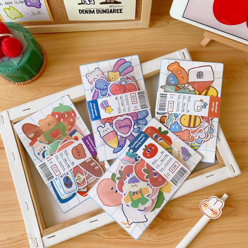 Set sticker đa dạng nhiều màu sắc