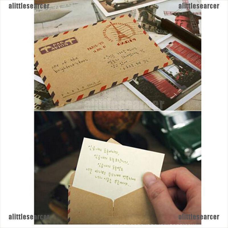 NEW Bộ 10 Bìa Thư Phong Cách Vintage