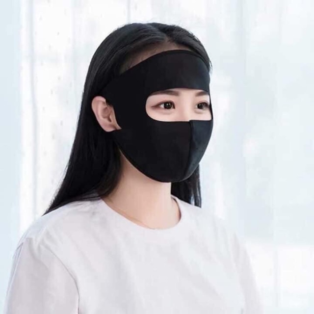 Khẩu trang trùm kín mặt, Khẩu trang Ninja kháng khuẩn có lỗ thông khí,che kín mặt, khẩu trang chống nắng, Chống gió lạnh