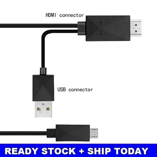 Cáp HDMI chuyên cho TV kỹ thuật số chuẩn cắm 5 Pin và 11 Pin cho các điện thoại Android