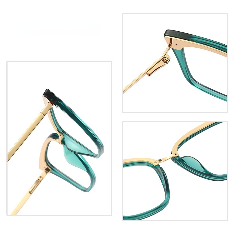 Kính Mát Gọng Kim Loại TR90 Thời Trang Cho Nữ