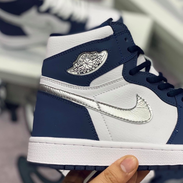 GIày Sneaker Cổ cao Jordan 1 High Top Midnight Navy 2021