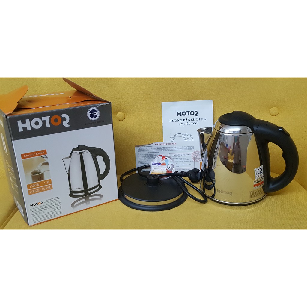Ấm siêu tốc Inox Hotor HTKS-1215E