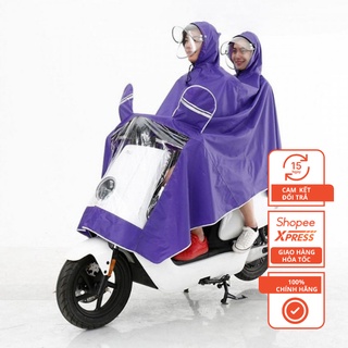  Áo Mưa Phản Quang 2 Đầu Có Kính Che Mặt 