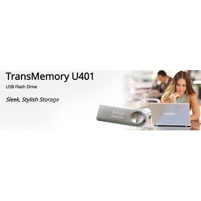 USB 2.0 Toshiba 64GB U401 nhôm nguyên khối