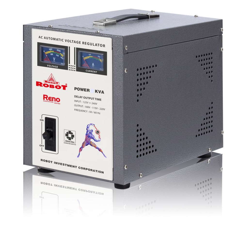ỔN ÁP ROBOT RENO 1KVA 140v~250v