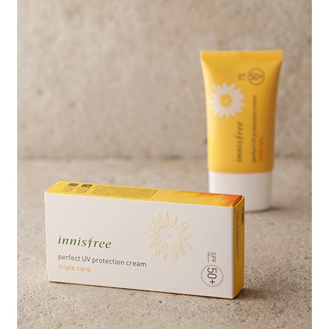 Kem chống nắng lâu trôi innisfree Intensive Triple Shield Sunscreen 50ml / Bản Update từ Triple Care