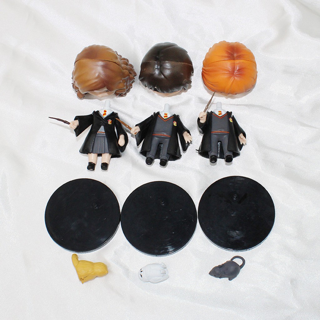 Set 3 Đồ trang trí Nhân Vật Trong Phim Harry Potter Dùng Trang Trí Bàn Làm Việc