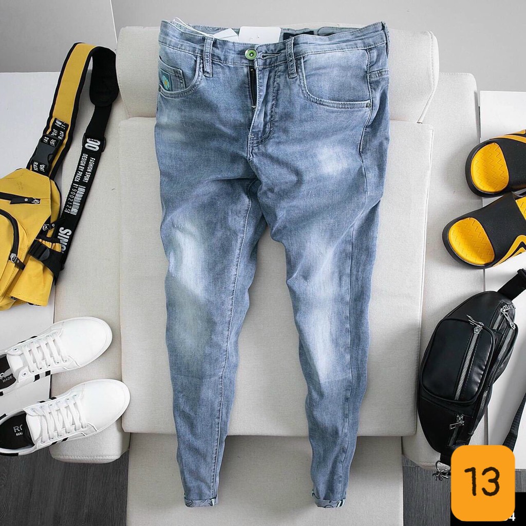 Quần jean nam cao cấp 🤜 Ảnh Thật + Freeship 🤛 Quần Bò Nam Co Giãn HG12 | BigBuy360 - bigbuy360.vn