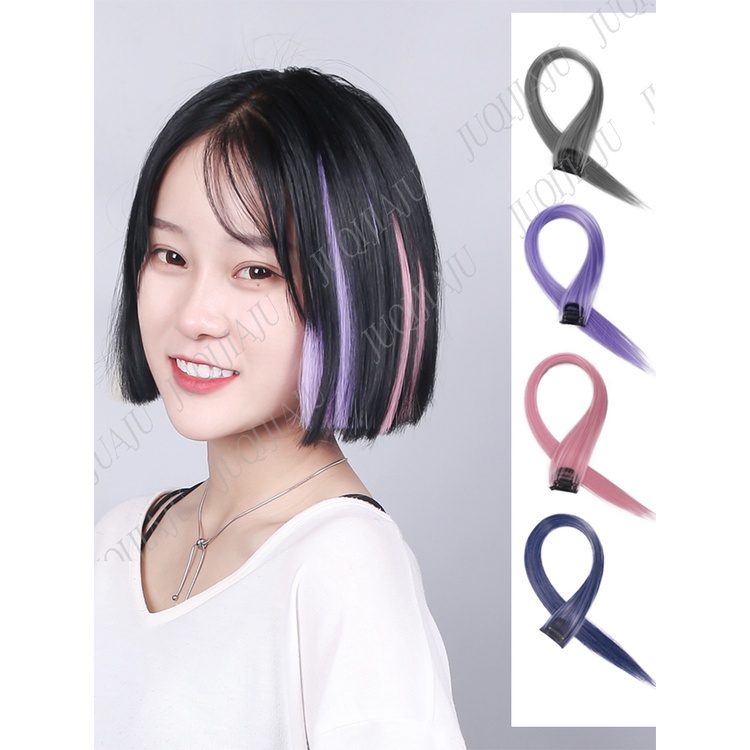 Tóc giả dài nhuộm màu dùng nối tóc thiết kế thời trang cho nữ