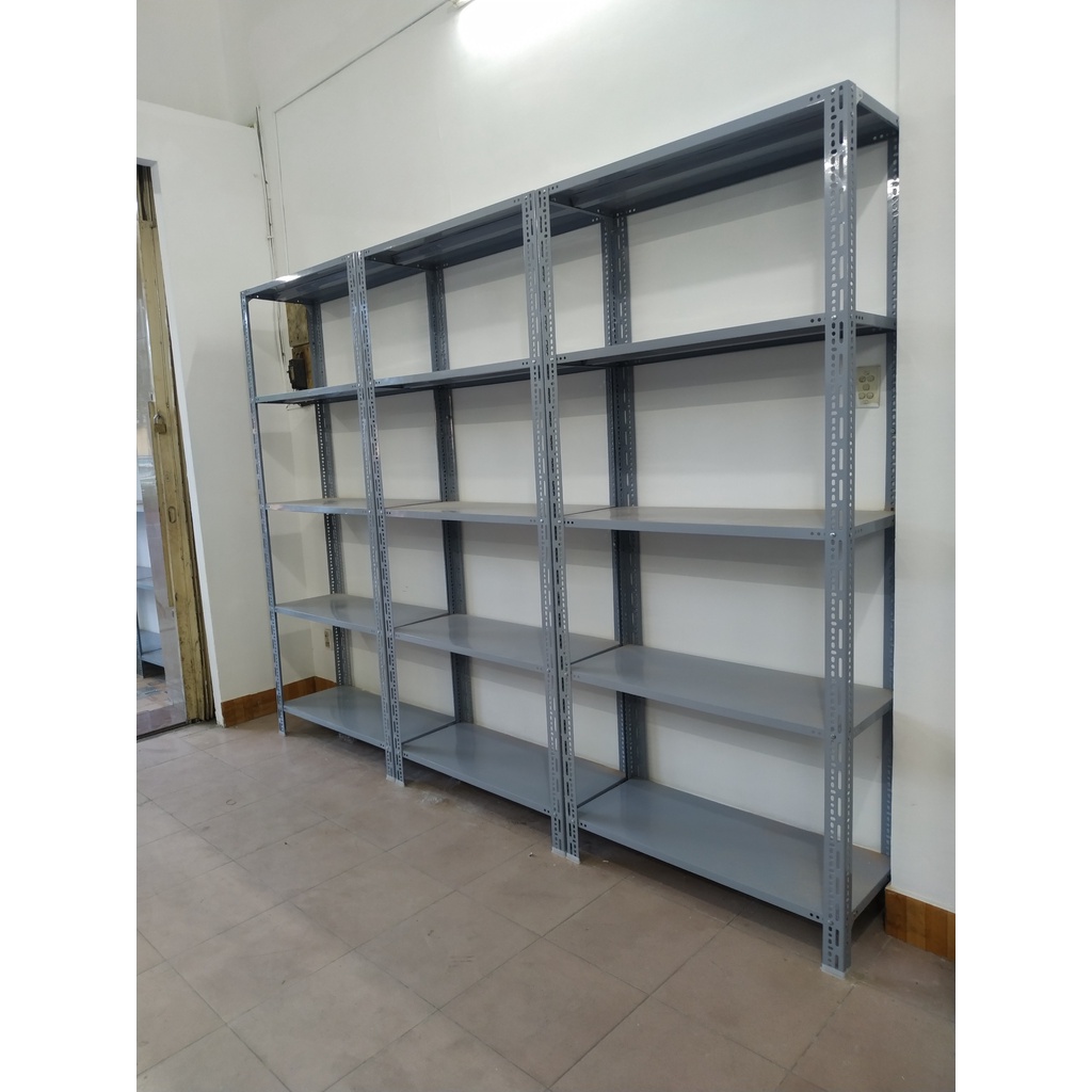 Kệ sắt V lỗ để hàng 5 Tầng - Kệ sắt đa năng lắp ráp