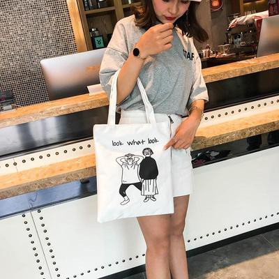 Túi Tote Vải canvas Đẹp Cực Hot có khóa miệng 2 ông người