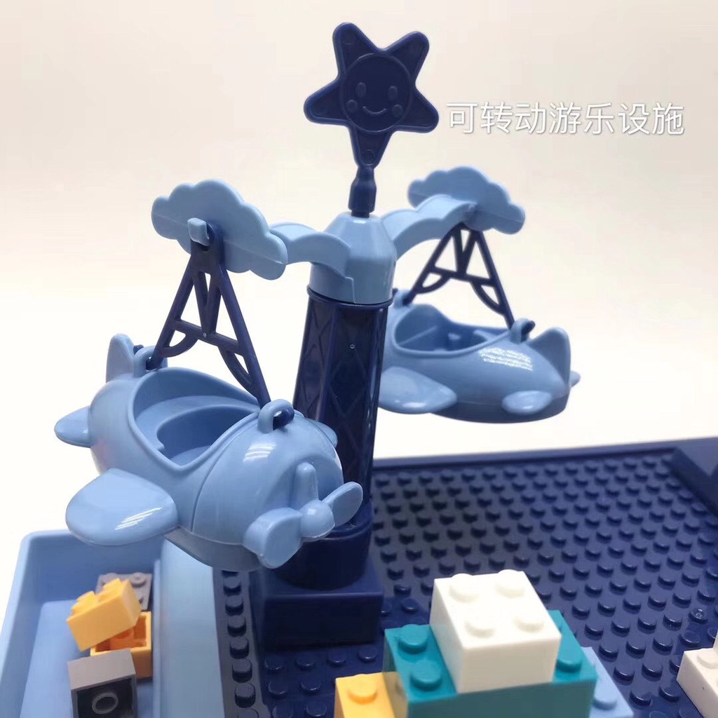 [Hàng mới về] Bàn Xếp Hình Lego Đa Chức Năng, Thông Minh Cho Bé - Bàn xếp hình nhiều chi tiết