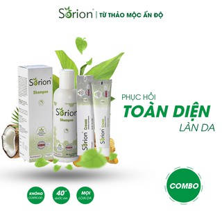 COMBO SORION FULL - Phục hồi Vảy nến, Viêm da cơ địa, Chàm da, Da tiết bã, Nấm da, Hắc lào, Á sừng, Chàm sữa, Dưỡng ẩm