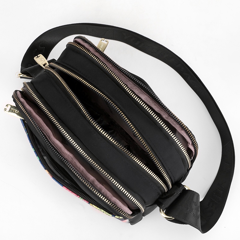 Túi Đeo Chéo Vuông Nhỏ Nhiều Ngăn Chống Nước Thời Trang Phong Cách Mới