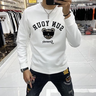 Áo SWEARTER nam cổ tròn dài tay cao cấp lịch lãm in ngực M56-tsstore95