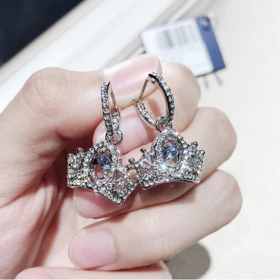 Khuyên tai Swarovski vương miện 5501081 ⚜️Hàng Authentic⚜️