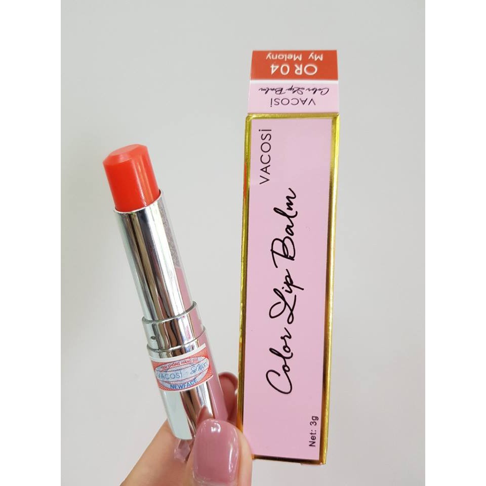 [ HOT ] Son Dưỡng Mềm Môi Vacosi Color Lip Balm