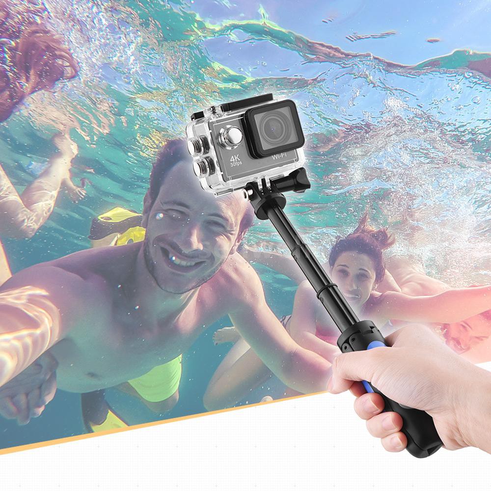 Gậy tự sướng có giá đỡ 3 chân cho GoPro Hero 3/5/4/3+3 Yi Lite/4k/4k SJCAM/Andoer/AKASO Sp