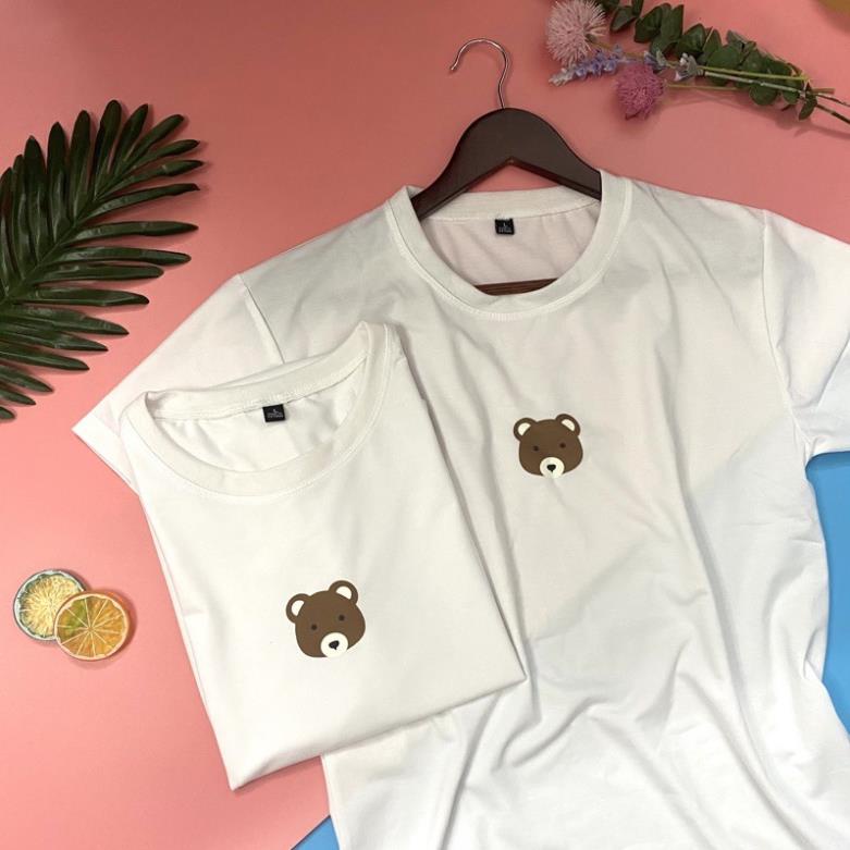Áo thun đôi form rộng Bear Insta  Mamen Shop MA002, áo phông đôi oversize Unisex Mamen Shop MA002  ྇