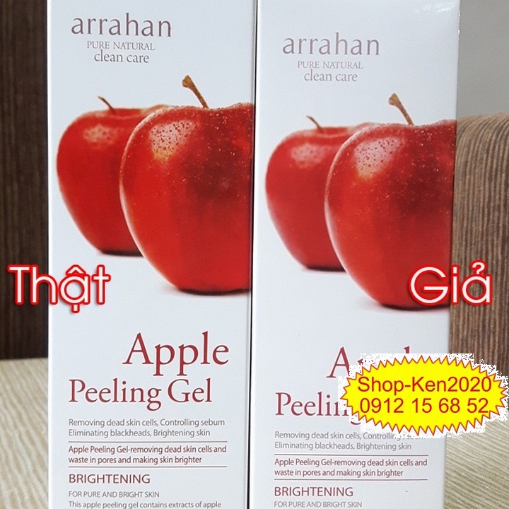 Gel tẩy da chết Arrahan Peeling Gel Hàn Quốc 180ml, tẩy tế bào chết da mặt và toàn thân