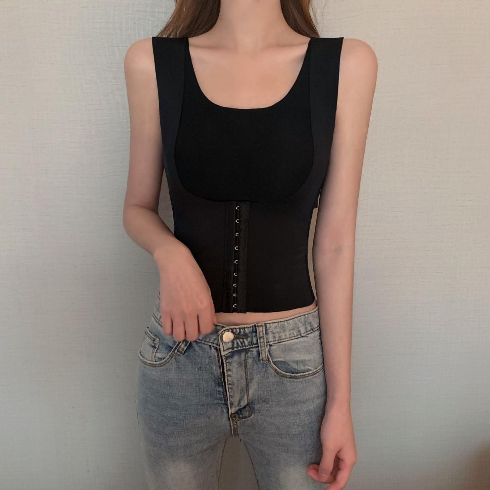 Bei Mengqi Áo Lót Định Hình Cơ Thể Thon Gọn Lưng Đẹp Liền Mạch Không Đường May Chống Chảy Xệ Cho Nữ