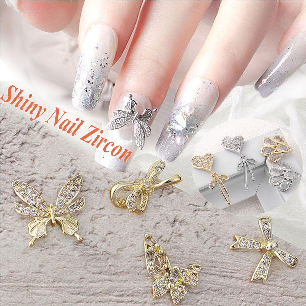Phụ Kiện Trang Trí Móng Tay Hình Bướm 3D Xinh Xắn|Phụ Kiện Trang Trí Móng Tay Hình Nơ Sang Trọng