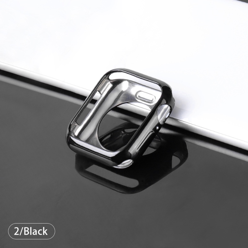 Ốp Bảo Vệ Bằng TPU Mềm Siêu Mỏng Trong Suốt Cho Apple Watch 7 6 SE 4 3 2 1 42MM 38MM iWatch 5 45MM 41MM 44MM 40MM