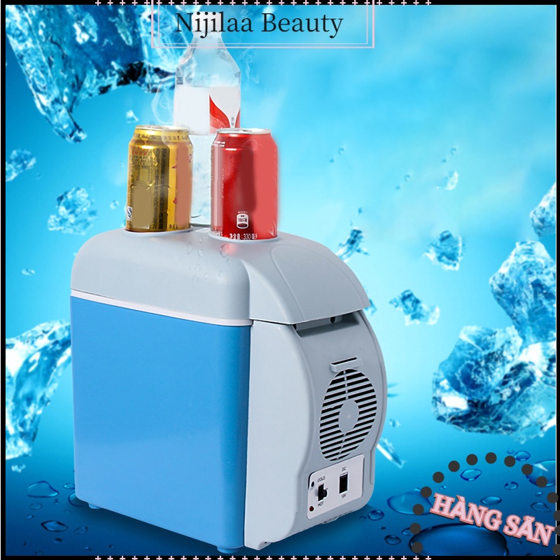 Tủ Lạnh Mini 7.5l 12v Cho Xe Hơi- cho Đồ uống Thực phẩm Nitrogen071