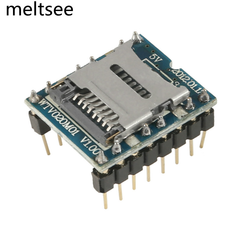 Mô đun âm thanh cạc SD MP3 WTV020 WTV020-SD WTV020SD-20SS cho PIC WTV020-SD-16P