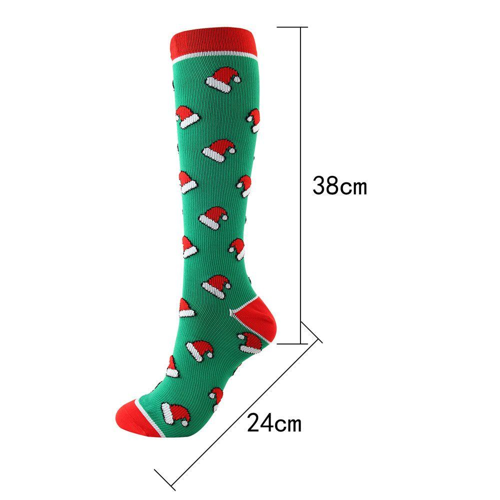 JONYE 1 Đôi Tất In Hình Giáng Sinh Năm Mới