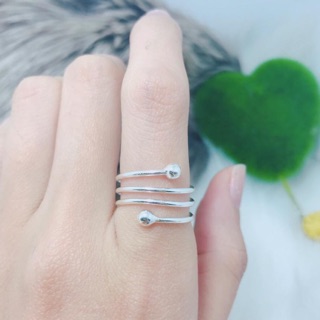 NHẪN LÒ XO - TRANG SỨC BẠC