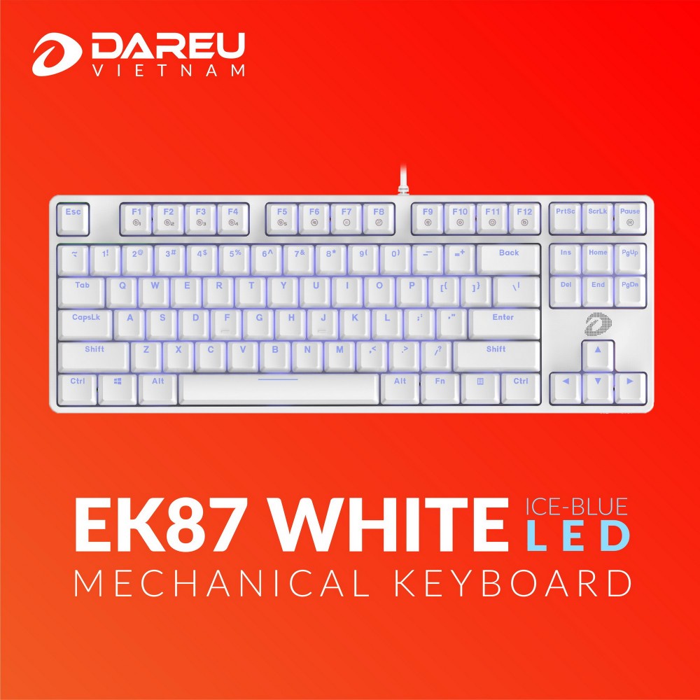 Bàn phím cơ Gaming DAREU EK87 Multi LED - Chính hãng ( BH 2 năm ) | BigBuy360 - bigbuy360.vn