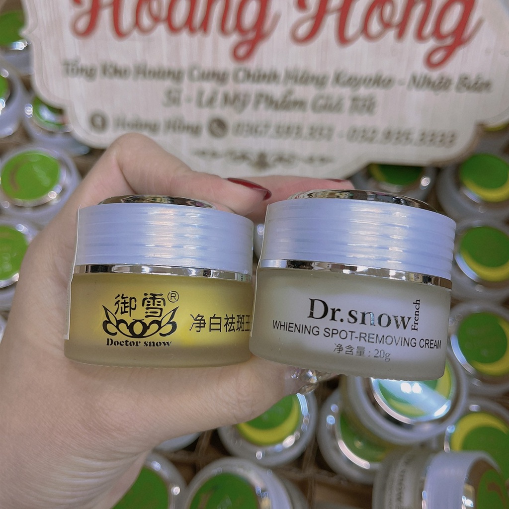 Kem Vỗ Bong Nám ,Tàn Nhang Dưỡng Trắng Da Ngày Và Đêm Dr.Snow