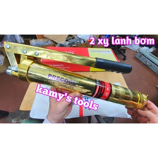 SÚNG BƠM MỠ PRECOOL 600CC 2 XY LANH T0828 (BƠM MỠ, SÚNG BƠM MỠ, TAY BƠM MỠ)