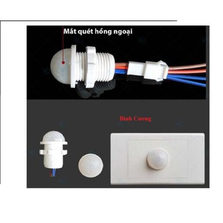 Công tắc cảm biến chuyển động hồng ngoại mini tắt mở đèn tự động