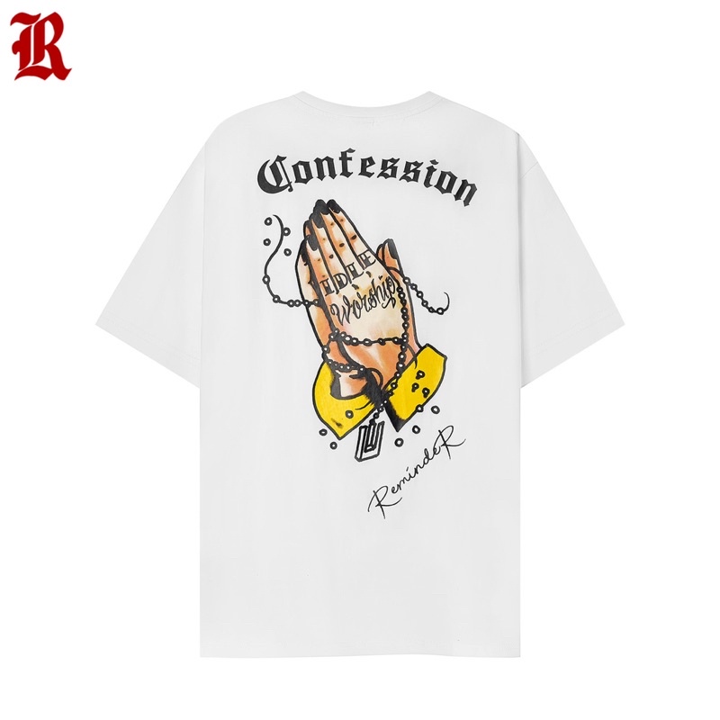 Áo Thun Reminder Confession T-Shirt Phông Local Brand Nam Nữ Unisex | BigBuy360 - bigbuy360.vn