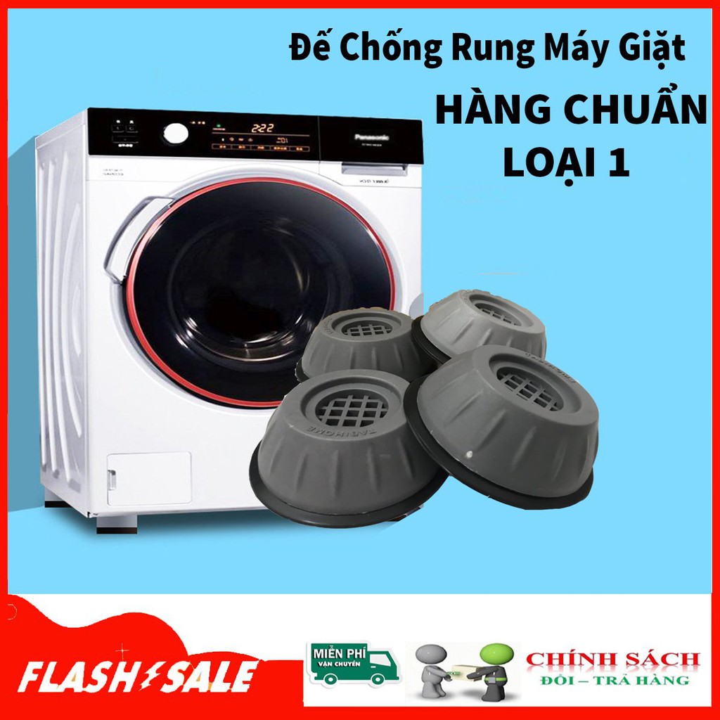 [Loại Cao Cấp] Chân máy giặt 4 miếng cao su Hút Chân Không cao cấp chống ồn chống rung