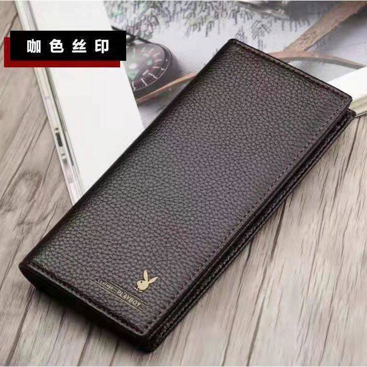 Ví Playboy Dáng Ngắn Đựng Điện Thoại Nhiều Ngăn Tiện Dụng Cho Nam