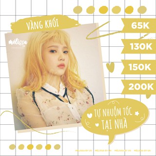 [NÂNG NỀN - VÀNG KHÓI] Thuốc nhuộm tóc SIÊU DƯỠNG MÉLISSA - KHÔNG XƠ - LÀNH TÍNH (TẶNG KÈM TRỢ DƯỠNG TÓC)