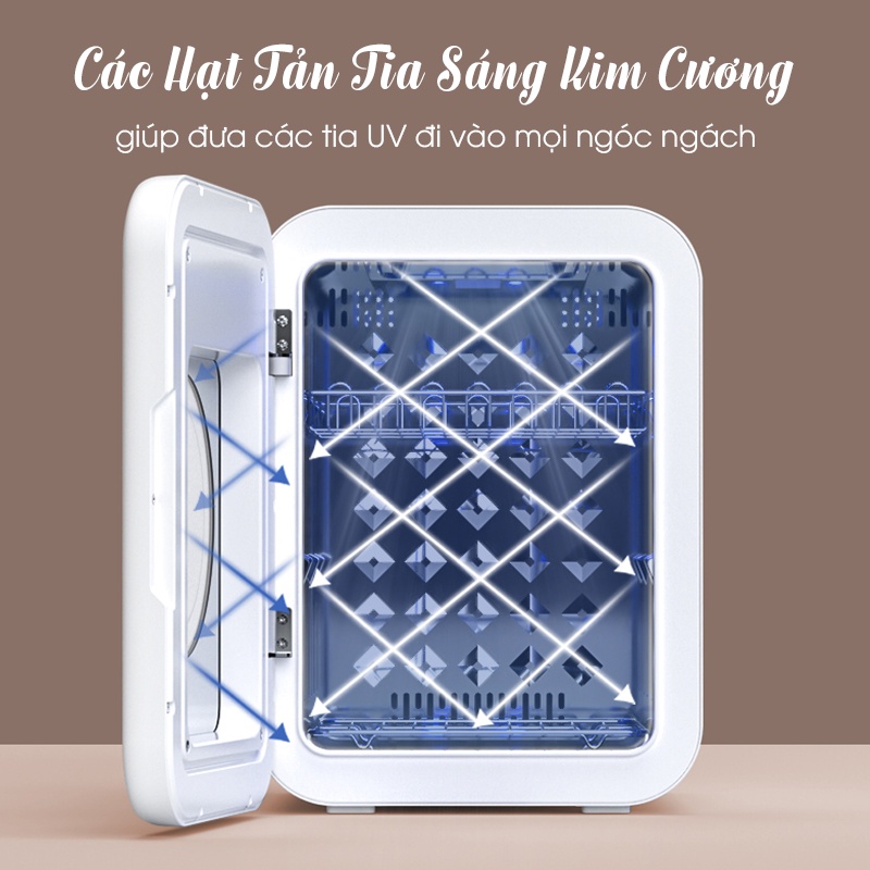 Máy tiệt trùng sấy khô UV chén cốc và đồ cho bé