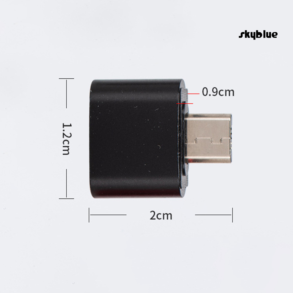 [SK]Charger Adapter Charging Data Transmission 2 in 1 Micro-USB to USB Female Converter for Mobile Phone