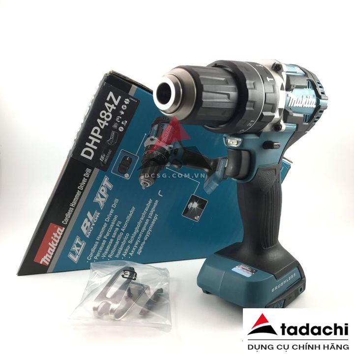 Máy khoan búa, vặn vít dùng pin 18V Makita DHP484Z (không pin sạc) | Tadachi