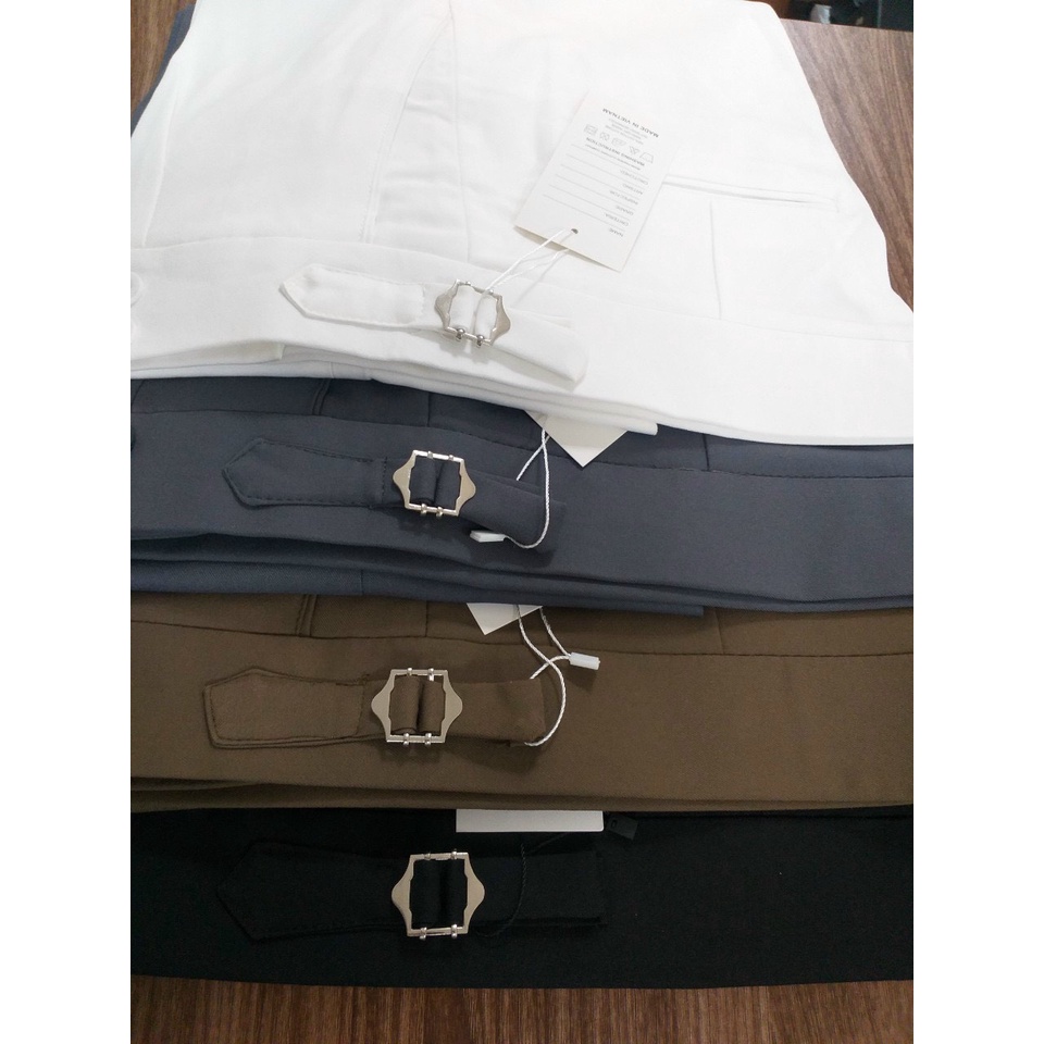 Quần âu cạp cao nam Sidetab chất liệu co giãn cao cấp - QA18