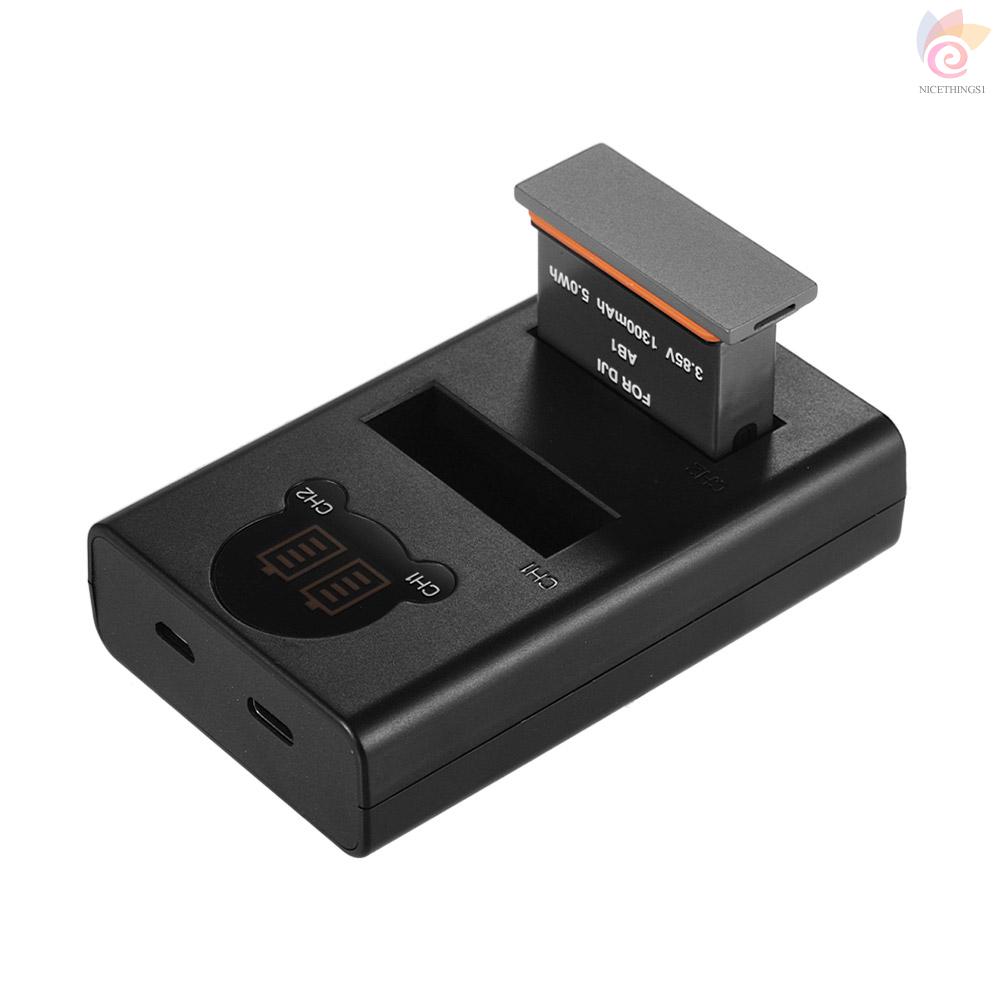 Bộ Sạc Pin Li-Ion 1300mah Cao Cấp Cho Drone Dji Osmo